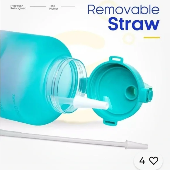 Motivational Gradient Water Bottle - Picture 3 of 5